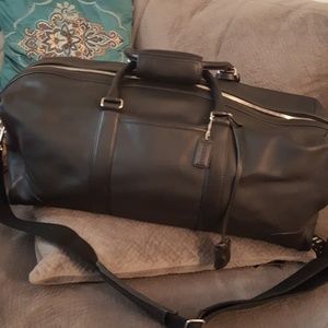 Coach leather explorer bag